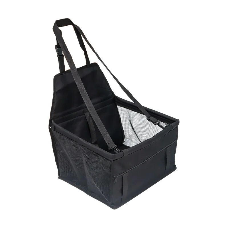 Dog Car Seat Cover Foldable Hammock Car-mounted Seat Cushion Cat Basket Stable Breathable Mesh Travel Pet Safety Car Seat Mat