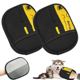 Cat Grooming Gloves Electrostatic Pet Hair Removal Brush for Cleaning Sofa Carpet clothes Double-sided Pet Hair Remover