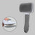 Long Hair Dog Cat Shedding Brush Multifunctional Bath Cleaning Grooming Comb Self-cleaning Pet Essential Supplies
