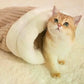 Closed Cat Nest Thickened Cat Bed Sleeping Bag Indoor Cats Winter Warm Sleeping Bag Soft Cat Cave Comfortable Pet Supplies