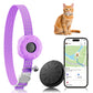 GPS Tracker, Waterproof Pet Tracker for Cats, Cat GPS Tracker Collar with Safety Elastic Buckle (Only iOS), No Monthly Fee