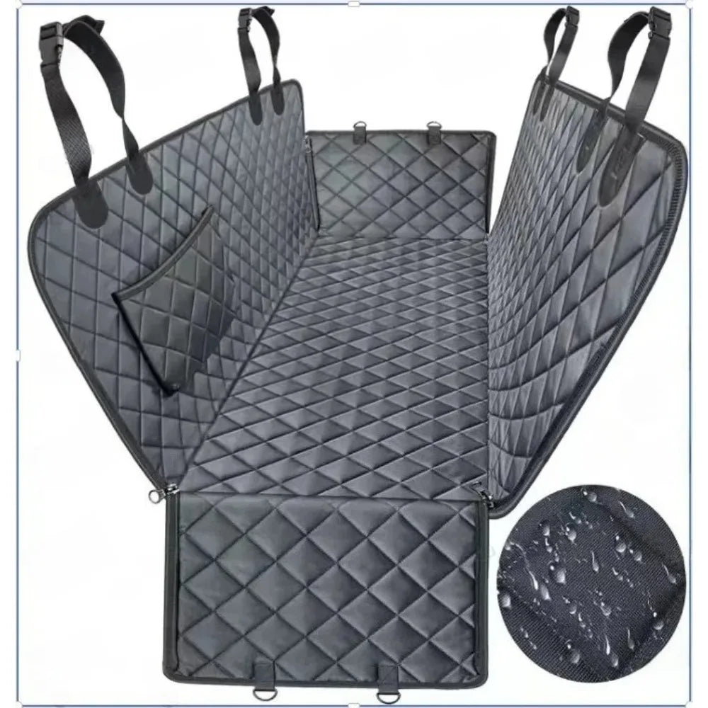 1Pcs Dog Car Seat Cover Waterproof Pet Dog Carriers Travel Mat Hammock For Small Medium Large Dogs Car Rear Back Seat Safety Pad