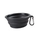 Portable TPE Foldable Pet Bowl, All Breeds Dog Cat Feeding Dish, Outdoor Travel Camping Daily Pet Accessories with Buckle