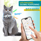 GPS Tracker, Waterproof Pet Tracker for Cats, Cat GPS Tracker Collar with Safety Elastic Buckle (Only iOS), No Monthly Fee