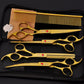Professional Grooming Shears For Dogs Pet Hair Grooming Scissors Kit with Safety Round Tip