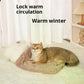 Closed Cat Nest Thickened Cat Bed Sleeping Bag Indoor Cats Winter Warm Sleeping Bag Soft Cat Cave Comfortable Pet Supplies