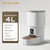 4L Automatic Pet Feeder WiFi Enabled Intelligent Cat And Dog Food Dispenser Smart Pet Feeder with Button Control