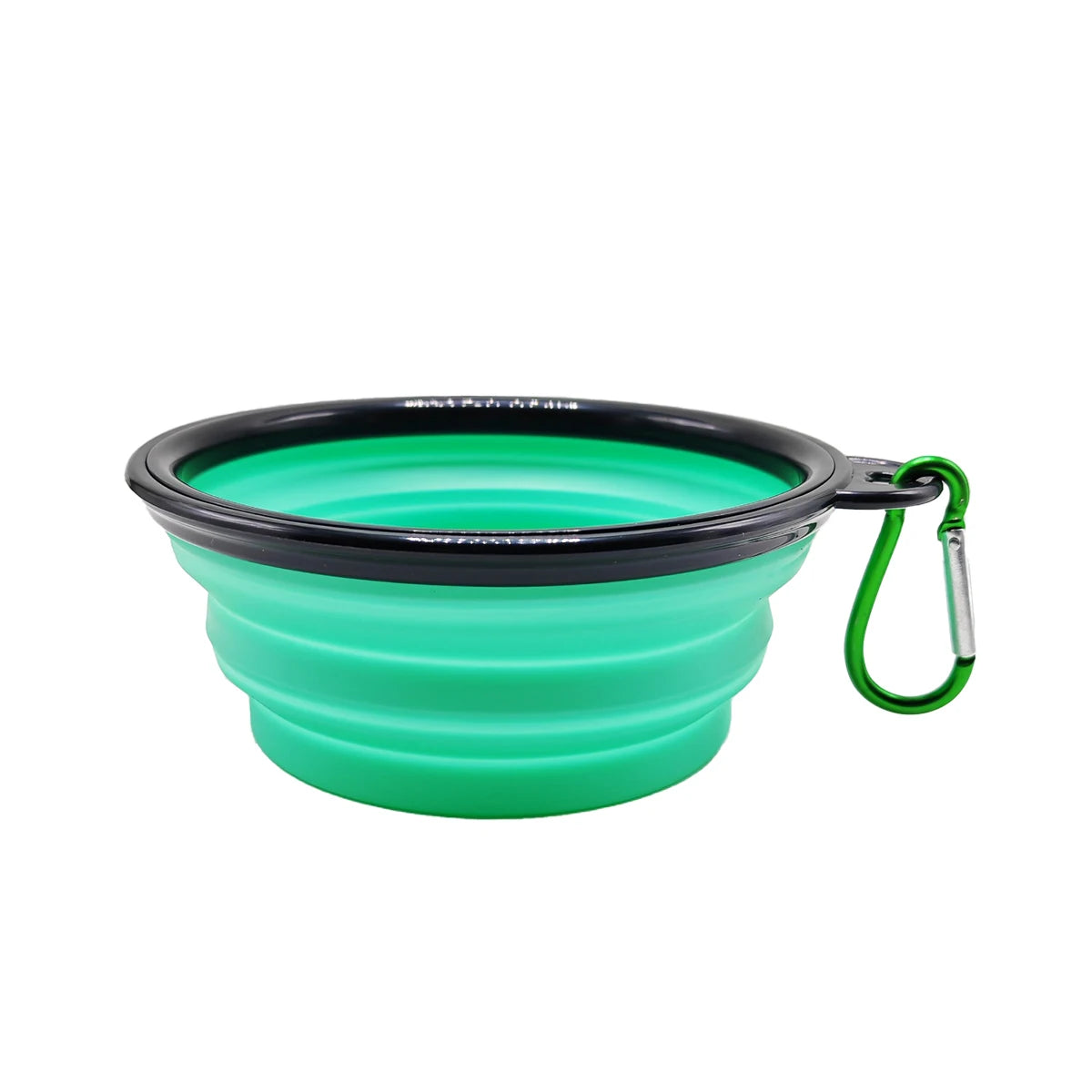 Foldable Silicone TPR Pet Bowl Portable Travel Water Food Bowl Durable Collapsible Feeder for Cat Dog Outdoor Camping