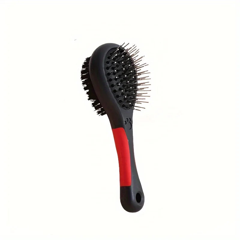Dog Brush Pet Grooming Comb Double Sided Pin Cleans For Pets Shedding And Dirt Grooming Tool Cat Grooming Supplies