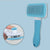 Long Hair Dog Cat Shedding Brush Multifunctional Bath Cleaning Grooming Comb Self-cleaning Pet Essential Supplies