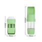 New Portable 2-in-1 Foldable Pet Water Bottle with Food Container Pet Travel Bowl Outdoor Drinking and Feeding Device for Puppies, Cats, and Dogs