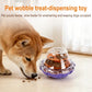 Interactive Pet Dog Fun Bowl Feeding Toys Food Dispenser Tumbler Feeder Dog Cat Shaking Leakage Food Ball Pet Toys Pet Supplies