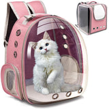 Pet Carriers Cat Carrier Bags Breathable Small Dog Cat Backpack Travel Space Capsule Cage Pet Transport Bag Carrying for Cats