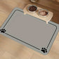 Cat & Dog Feeding Mat for Food and Water Bowl-Pet Mat Absorbent Non-Slip Quick Dry Water Bowl Dispenser Mat for Messy Drinkers