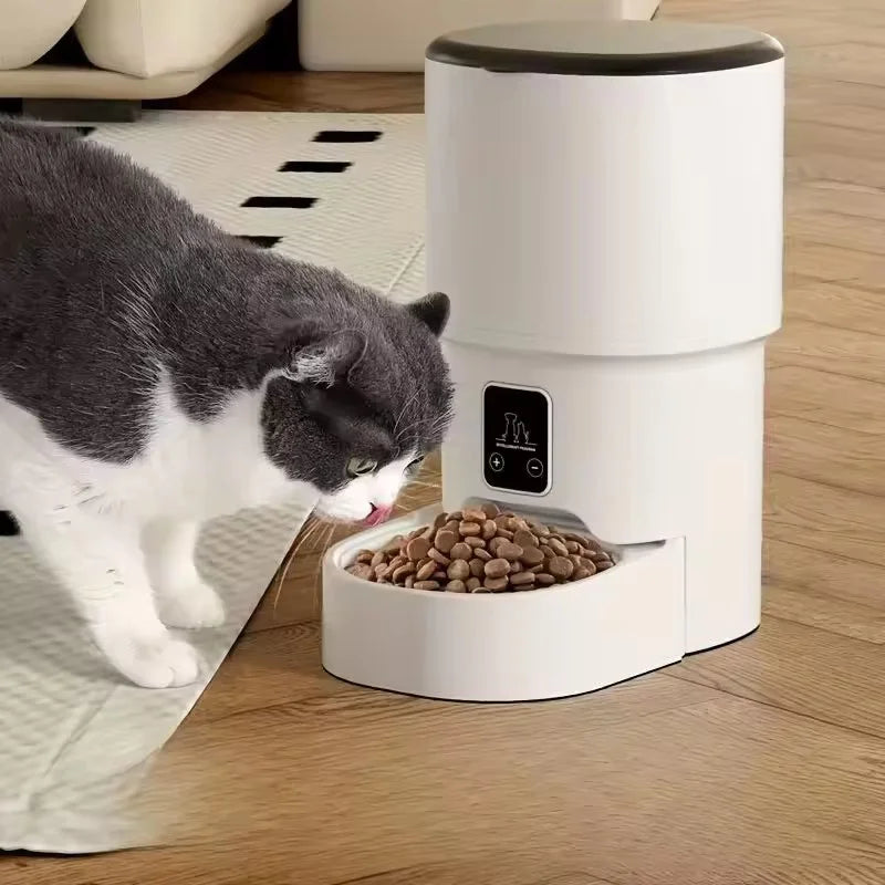 4L Large Capacity Smart Pet Feeder WiFi APP Remote Timed Quantitative Food Dispenser Automatic Feeding Bowl For Cats Dogs