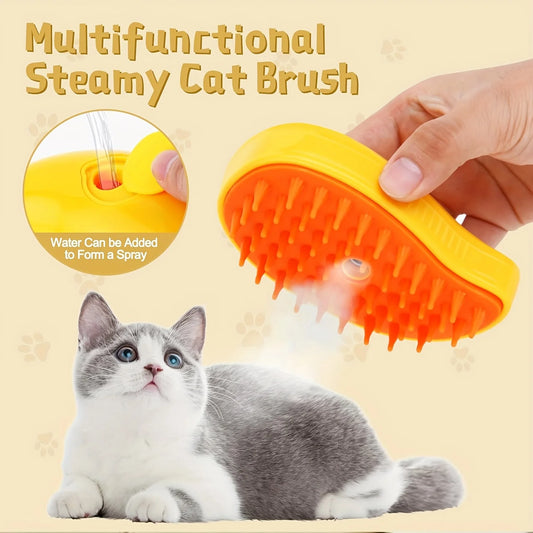 New 3 in 1 Electric Sprays Massage Combs Grooming Tool Shedding for Cat and Dog Fur and a Tool for Cats and Dog with Essential
