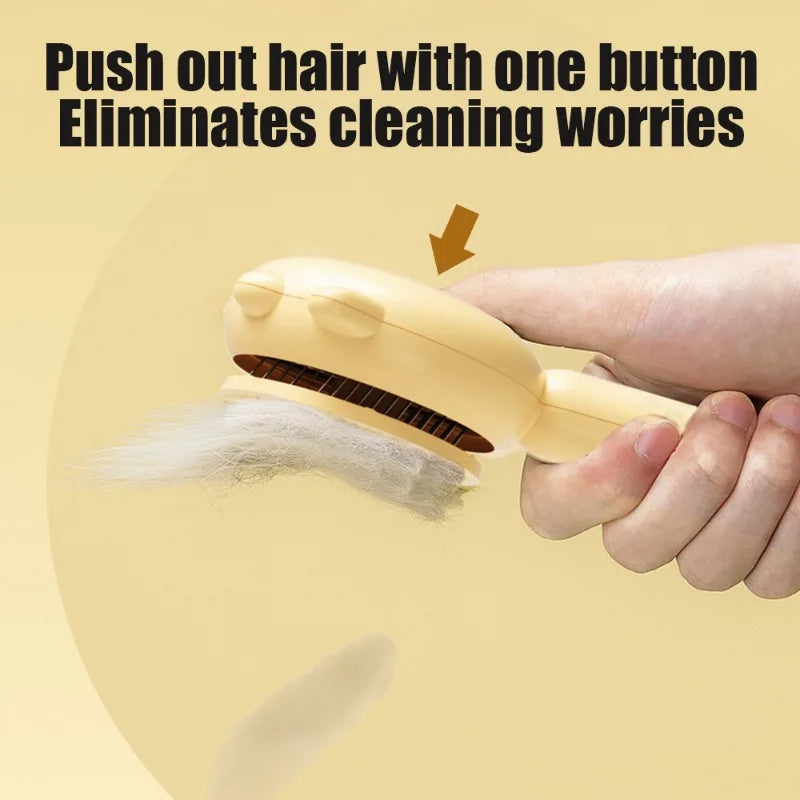 Cat Dogs Hair Removal Pet Comb Brush Self Cleaning Supplies Scratcher Hair Remover Massages Scraper Grooming Tool Accessories