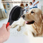 Dog Brush Pet Grooming Comb Double Sided Pin Cleans For Pets Shedding And Dirt Grooming Tool Cat Grooming Supplies