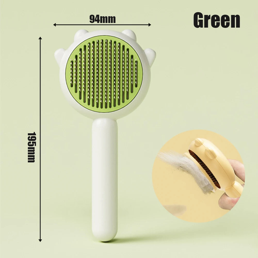 Cat Dogs Hair Removal Pet Comb Brush Self Cleaning Supplies Scratcher Hair Remover Massages Scraper Grooming Tool Accessories