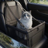 Dog Car Seat Cover Foldable Hammock Car-mounted Seat Cushion Cat Basket Stable Breathable Mesh Travel Pet Safety Car Seat Mat