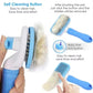 Long Hair Dog Cat Shedding Brush Multifunctional Bath Cleaning Grooming Comb Self-cleaning Pet Essential Supplies