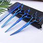 Professional Grooming Shears For Dogs Pet Hair Grooming Scissors Kit with Safety Round Tip