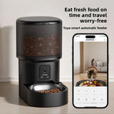 Pet Smart Feeder Timed Feeding Remote Voice Control Home with Video Feeder