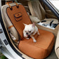 Pet Car Seat Cover Felt Material Booster Seat with Storage Pocket
