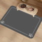 Cat & Dog Feeding Mat for Food and Water Bowl-Pet Mat Absorbent Non-Slip Quick Dry Water Bowl Dispenser Mat for Messy Drinkers