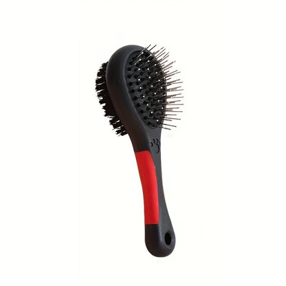 Dog Brush Pet Grooming Comb Double Sided Pin Cleans For Pets Shedding And Dirt Grooming Tool Cat Grooming Supplies